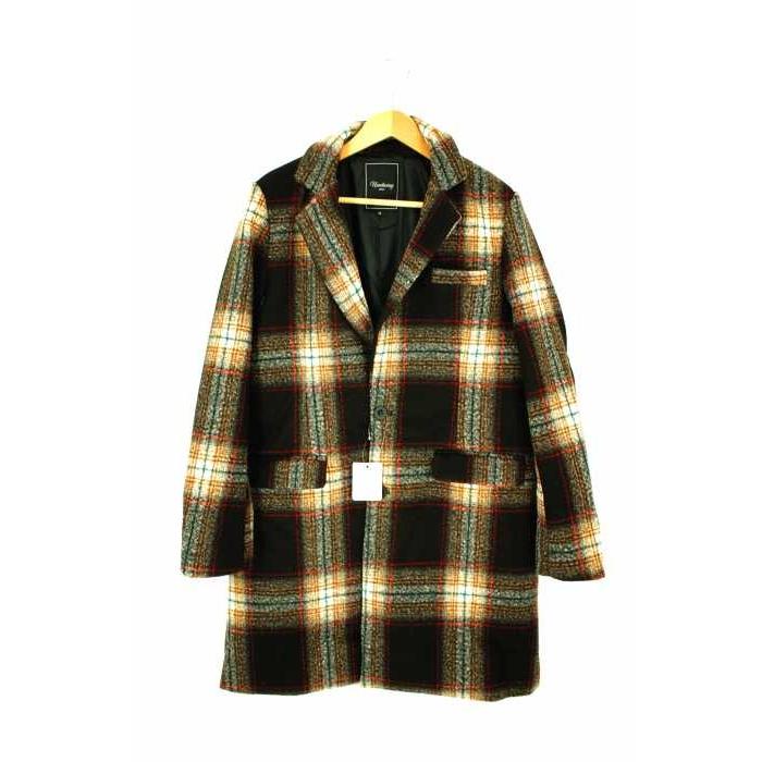 メンズチェスターコート アンリラキシング Unrelaxing サイズjpn M チェックチェスターコート 中古 ブランド古着バズストア 0303 ブランド古着販売のbazzstore 通販 Yahoo ショッピング