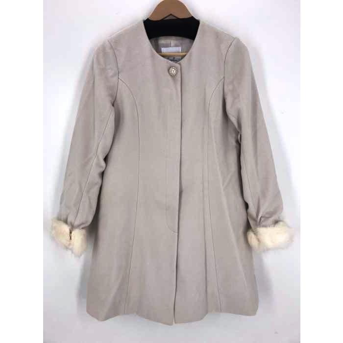 ダズリン Dazzlin ノーカラーガーリーコート レディース S 中古 ブランド古着バズストア 1012 ブランド古着販売のbazzstore 通販 Yahoo ショッピング