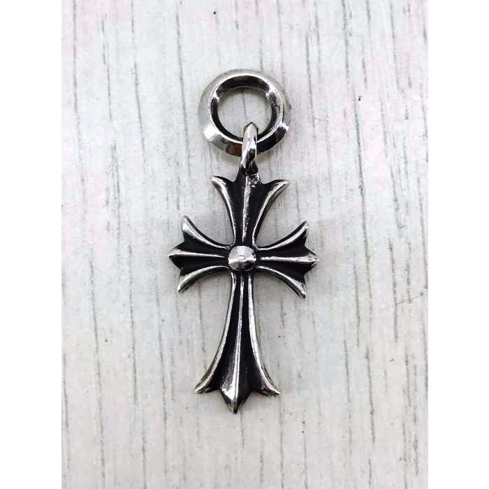 無料発送 ネックレス ペンダント Cross Ch Small Hearts Chrome クロムハーツ Hearts Chrome メンズ用ネックレス ペンダント メンズ 2103 中古 メンズアクセサリー