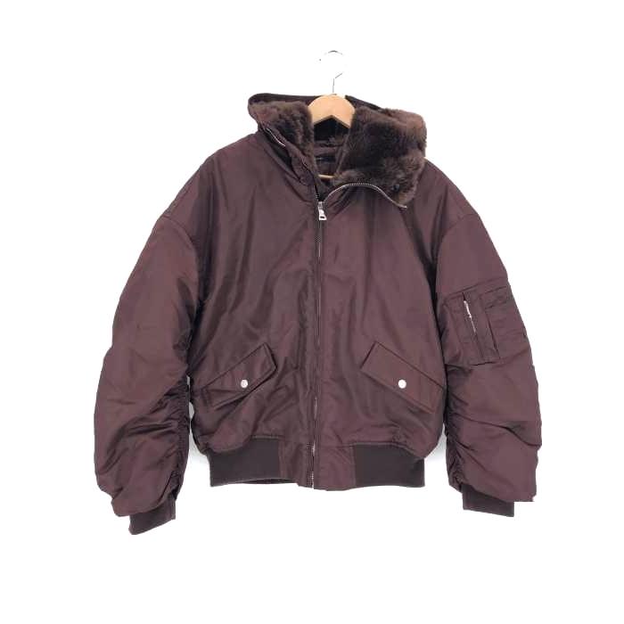 エモダ Emoda フェイクファーフーディーヘビーma 1 ジャケット レディース Free 中古 12 ブランド古着販売のbazzstore 通販 Yahoo ショッピング