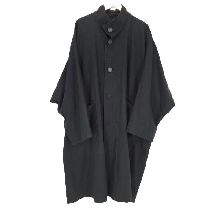 イッセイミヤケメン ISSEY MIYAKE MEN ウール スタンドカラーコート