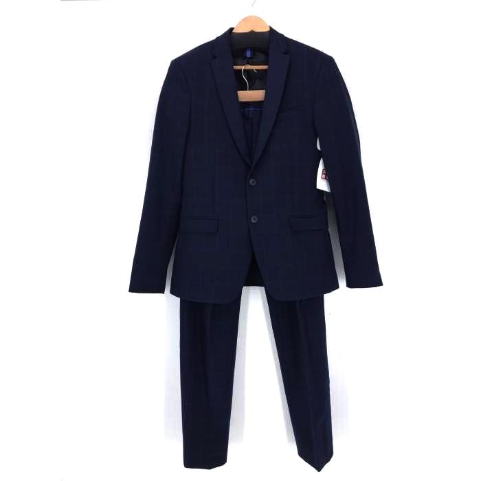 ザラマン Zara Man チェック柄 2bテーラードジャケット スラックスパンツ セットアップ メンズ 中古 古着 ブランド古着販売のbazzstore 通販 Yahoo ショッピング