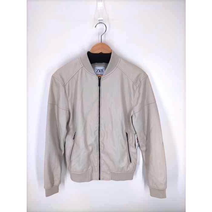 Zara ザラ フェイクレザースタジャン メンズ アウター ジャケット メンズ Import Simport S 中古 古着 06 ブランド古着販売のbazzstore 通販 Yahoo ショッピング