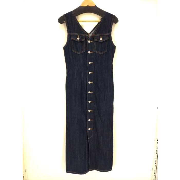 マウジー Moussy Waist Tuck Denim Dress デニムワンピース レディース 2 中古 古着 ブランド古着販売のbazzstore 通販 Yahoo ショッピング