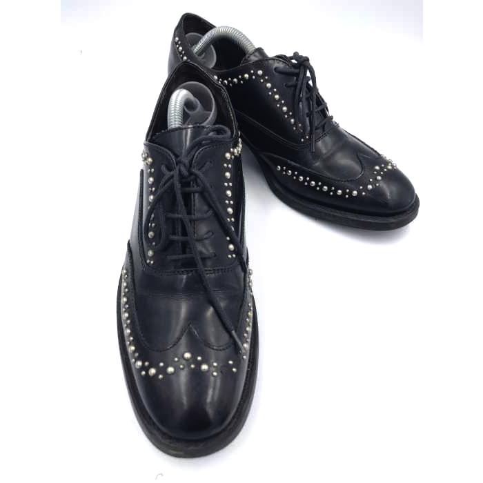 ボエモス Boemos カウレザー ウィングチップスタッズシューズ レディース 38 中古 古着 ブランド古着販売のbazzstore 通販 Yahoo ショッピング