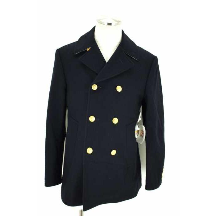 Thom Browne トムブラウン お得 コート メンズ サイズ00 ウールピーコート 2417 ブランド古着バズストア 12aw