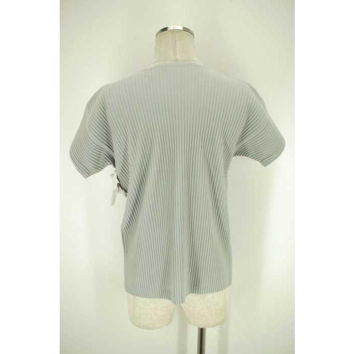 専門店では ポリエステル グレイ Homme プリーツtシャツ 15ss サイズ2 メンズ Tシャツ カットソー オムプリッセイッセイミヤケ Isseymiyake Plisse トップス