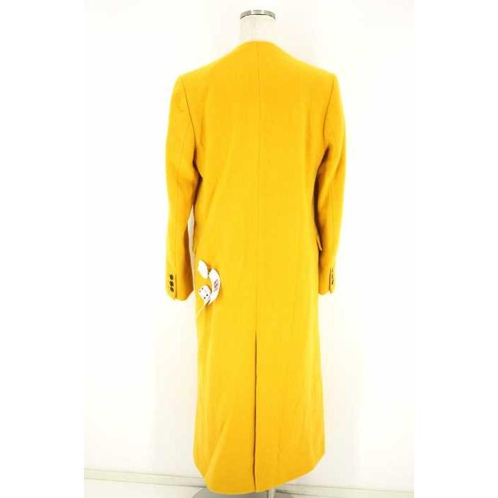 初売り イエロー ウール ウールノーカラ サイズ9 レディース コート トウキョウスタイリストザワンエディション Edition One The Stylist Tokyo ポリエステル ナイロン コート アウター Amiro Pl