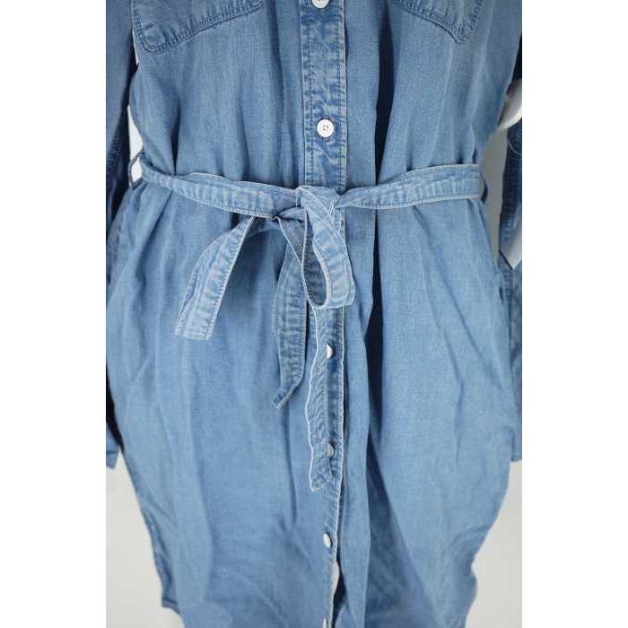Gap ギャップ デニムワンピース レディース サイズm インディゴデニムシャツワンピース 中古 ブランド古着バズストア 0318 ブランド古着販売のbazzstore 通販 Yahoo ショッピング