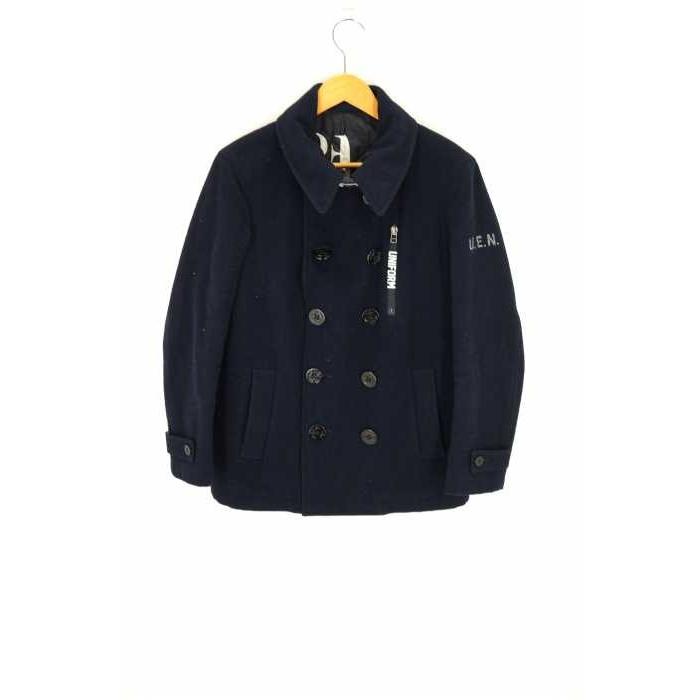 ユニフォームエクスペリメント Uniform Experiment ピーコート メーカー在庫限り品 ブランド古着バズストア メンズ メルトンダブル Pコート サイズ1