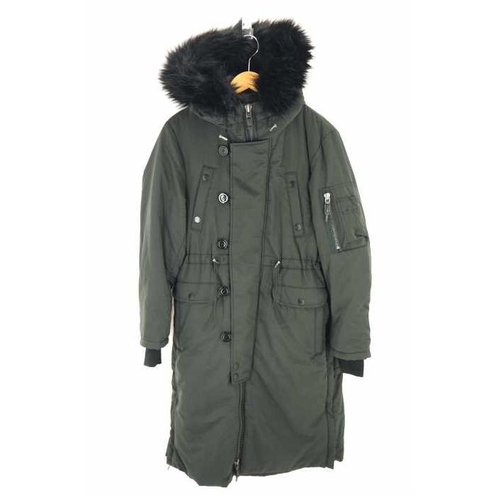 スライ Sly ダウンコート レディース サイズ1 Side Zip Hooded Coat サイドジップフーデッドコート ミリタリー 中古 ブランド ブランド古着販売のbazzstore 通販 Yahoo ショッピング