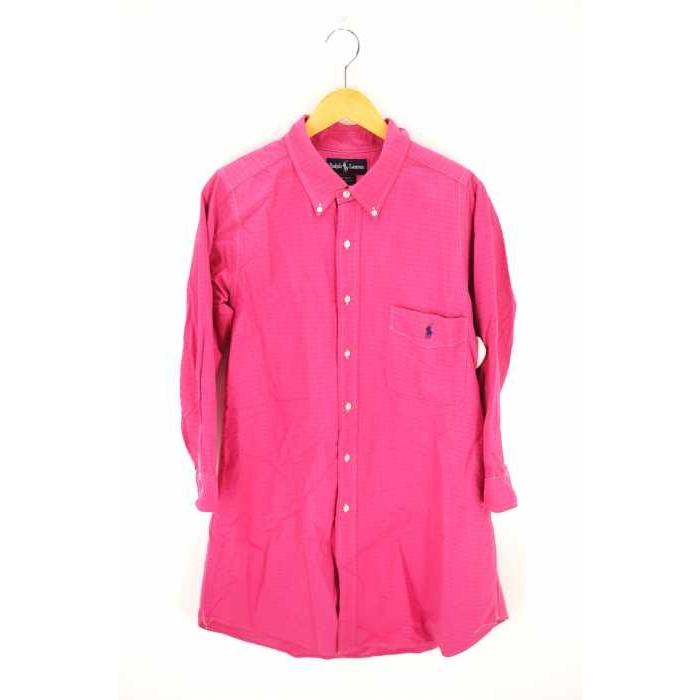 ラルフローレン Ralph Lauren シャツワンピース レディース サイズ表記無 ビッグシャツリメイクワンピース 中古 ブランド古着バズストア ブランド古着販売のbazzstore 通販 Yahoo ショッピング