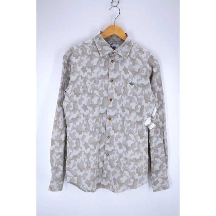 ヴィヴィアンウエストウッドマン Vivienne Westwood Man シャツ メンズ サイズjpn 44 ジャカードカモ リラックスシャツ 中古 ブランド古着販売のbazzstore 通販 Yahoo ショッピング
