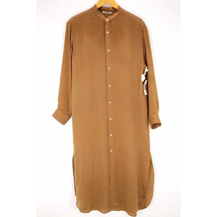 オーラリー Auralee シャツワンピース レディース サイズjpn 1 Silk Satin Georg中古 ブランド古着バズストア ブランド古着販売のbazzstore 通販 Yahoo ショッピング