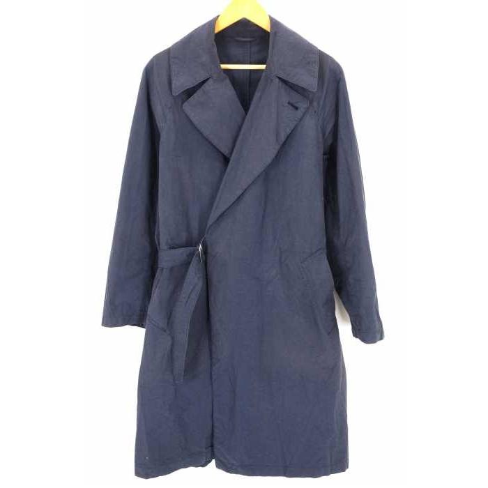 大放出セール メンズ タイロッケンコート Comoli コモリ コモリ青系 Comoli メンズチェスターコート 1 1027 ブランド古着バズストア 中古 コート アウター