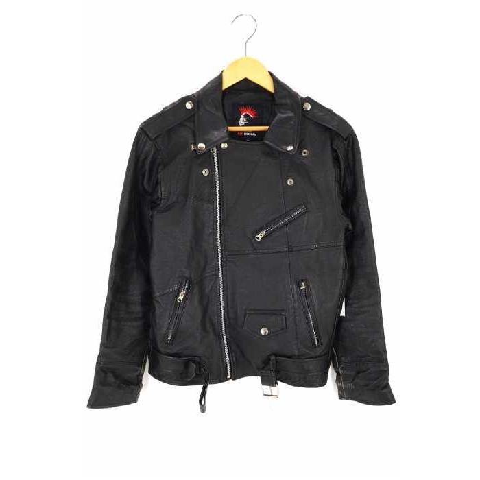 福袋 ジャケット メンズライダースジャケット Red Mohican レッド レッド モヒカン Red Mohican ダブルライダース メンズ M 中古 ブランド古着バズストア 0331 Www Threeriversofs Com