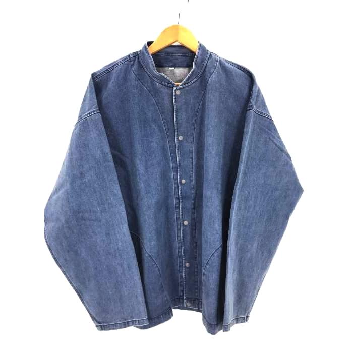 ムジラボ Muji Labo ライトオンスデニム スタンドカラーシャツ メンズ L Xl 中古 ブランド古着販売のbazzstore 通販 Yahoo ショッピング