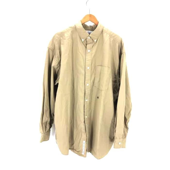 正規 メンズ シャツ Shirt Wind Down Button Big Nanamica ナナミカ ブランド古着バズストアbazzstore メンズ L 2104 古着 中古 トップス