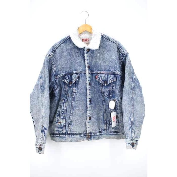 リーバイス サンフランシスコ Levi S San Francisco 80s 裏ボアデニムジャケット メンズ L 中古 古着 ブランド古着販売のbazzstore 通販 Yahoo ショッピング