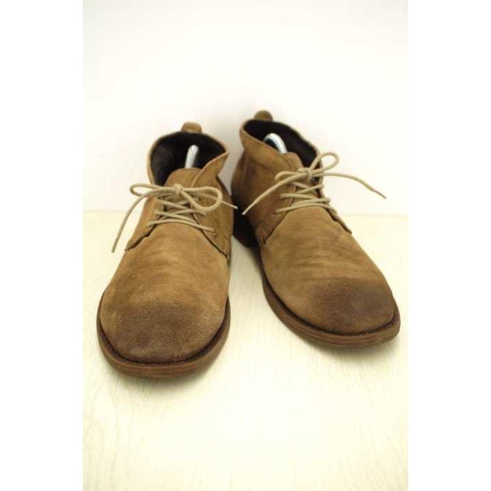 人気のファッションブランド シューズ Stefanorossi ベージュ ブラウン Stefanorossi シューズ メンズ サイズ26 5cm Chukka チャッカブーツ 中古 ブランド古着バズストア