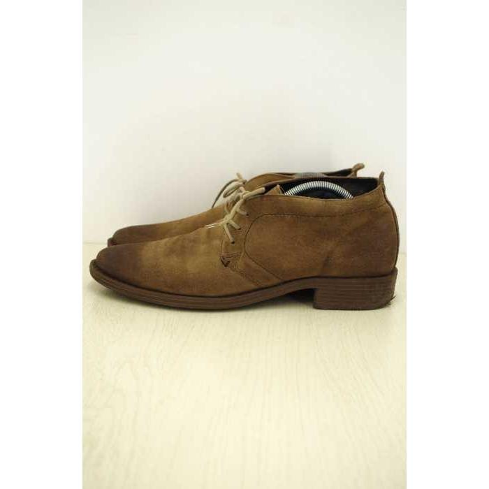 人気のファッションブランド シューズ Stefanorossi ベージュ ブラウン Stefanorossi シューズ メンズ サイズ26 5cm Chukka チャッカブーツ 中古 ブランド古着バズストア