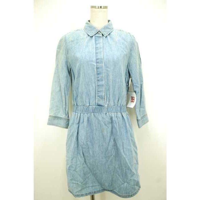 ポールアンドジョーシスター Paul Joe Sister シャツワンピース レディース サイズ36 ダンガリー シャツ ワンピース 中古 ブランド古 ブランド古着販売のbazzstore 通販 Yahoo ショッピング