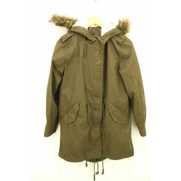 ムジルシリョウヒン 無印良品 モッズコート レディース サイズjpn L M 51 ライナーボア 中古 ブランド古着バズストア ブランド古着販売のbazzstore 通販 Yahoo ショッピング