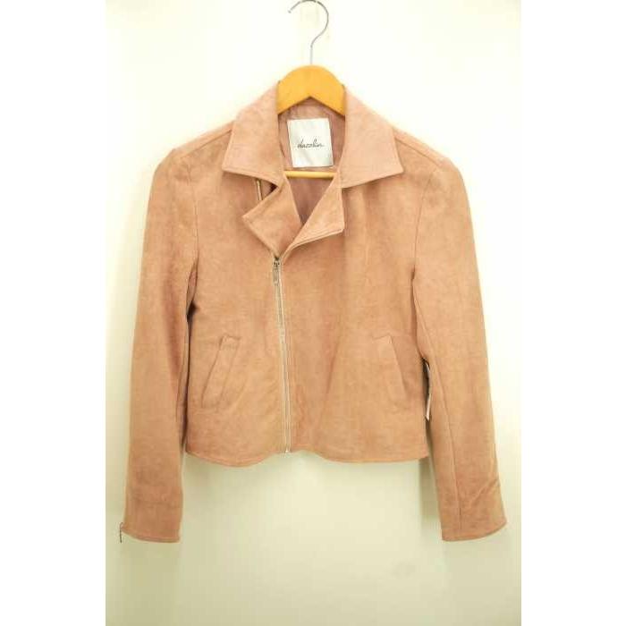 ダズリン Dazzlin ライダースジャケット レディース サイズjpn S フェイクスエードカラーライダース 中古 ブランド古着バズストア ブランド古着販売のbazzstore 通販 Yahoo ショッピング
