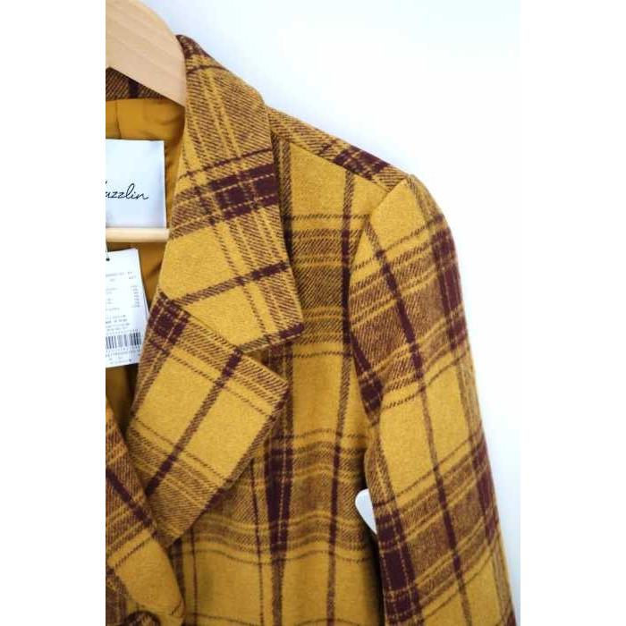 ダズリン Dazzlin チェスターコート レディース サイズjpn M チェックチェスターコート 中古 ブランド古着バズストア ブランド古着販売のbazzstore 通販 Yahoo ショッピング