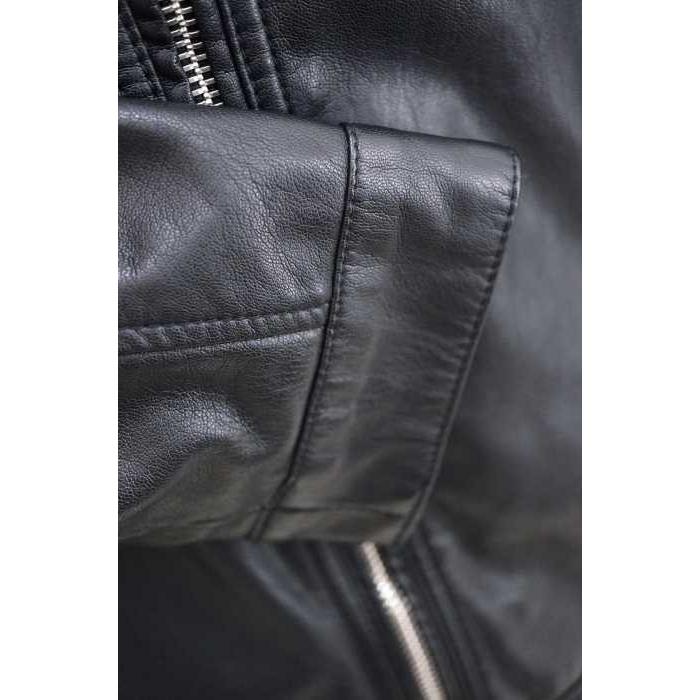 エイチアンドエム H M ライダースジャケット メンズ サイズimport S フェイクレザー ジップ ライダース ジャケット 中古 ブランド古着バズ ブランド古着販売のbazzstore 通販 Yahoo ショッピング