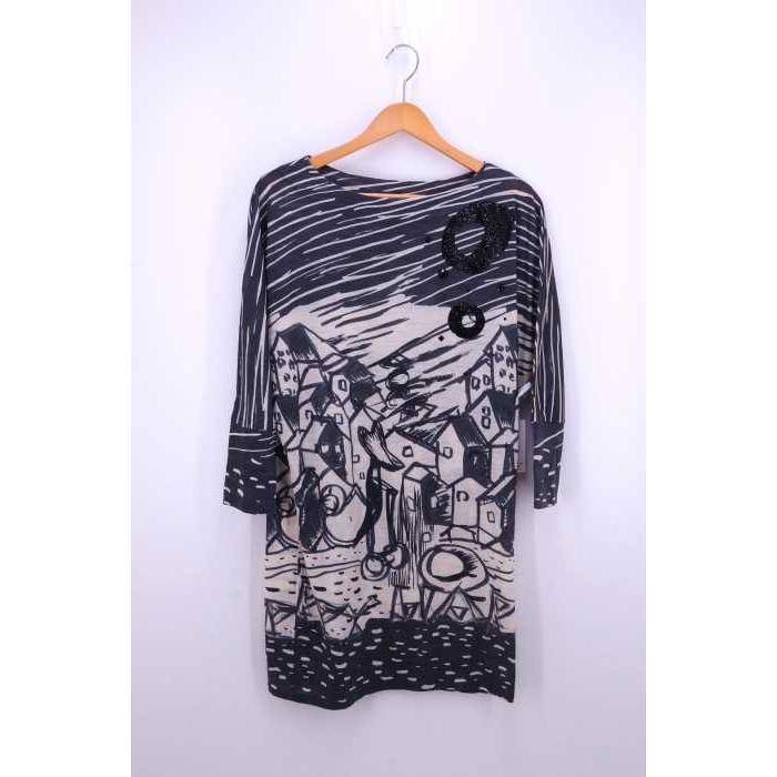 ツモリチサト Tsumori Chisato ワンピース レディース サイズ2 まちなみt 中古 ブランド古着バズストア ブランド古着販売のbazzstore 通販 Yahoo ショッピング