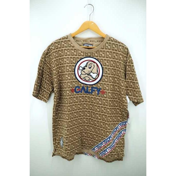 ガルフィー Galfy ロゴ刺繍 モノグラムプリントクルーネックtee メンズ L 中古 ブランド古着バズストア 0417 ブランド古着販売のbazzstore 通販 Yahoo ショッピング