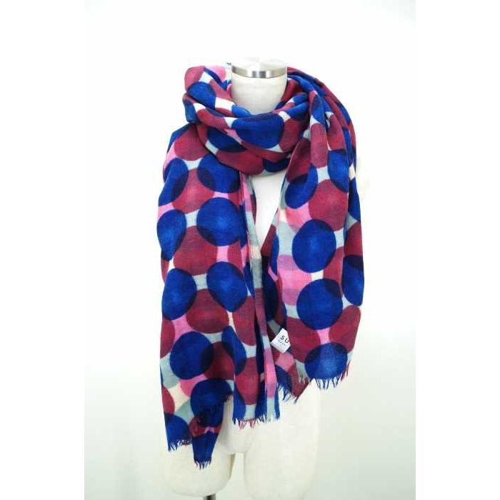 レディース ワンピース スナオクワハラ Sunaokuwahara マルチドットプリント 大判ストール 中古 ブランド古着バズストア 0119 ブランド古着販売のbazzstore 通販 Yahoo ショッピング