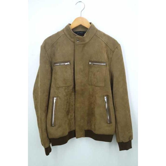 メンズ アウター ザラマン Zara Man オーバーサイズフェイクスウェードブルゾン 中古 ブランド古着バズストア 0304 ブランド古着販売のbazzstore 通販 Yahoo ショッピング