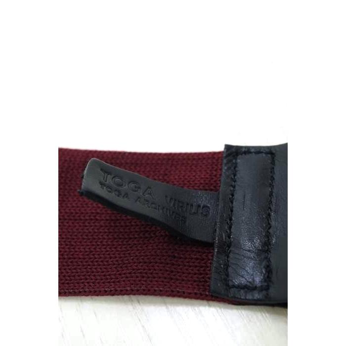 トーガビリリース TOGA VIRILIS Metal knit belt ベルト メンズ 中古