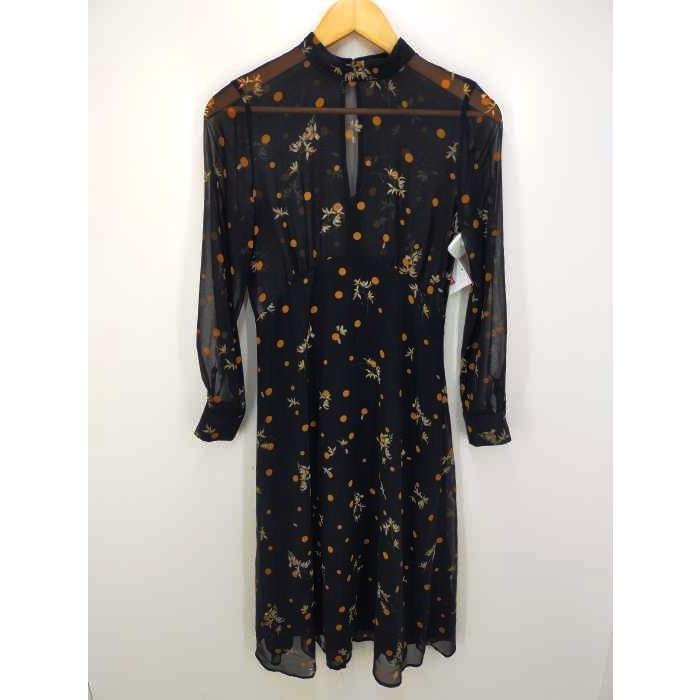 ザラ Zara ドット 花柄シフォンワンピース レディース S 中古 古着 ブランド古着販売のbazzstore 通販 Yahoo ショッピング