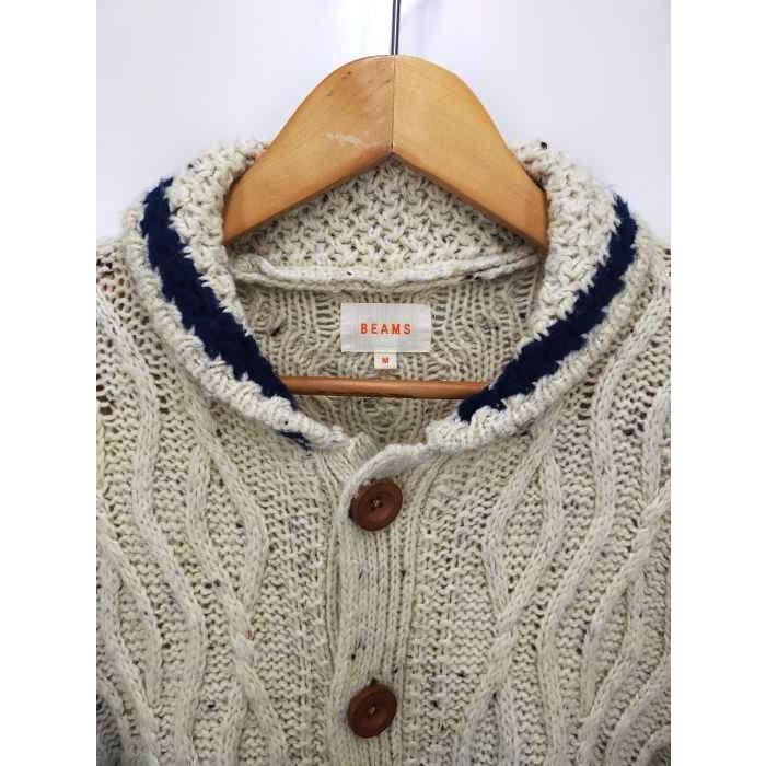 人気沸騰 トップス メンズ ブランド古着バズストアbazzstore ビームス Beams 2トーンショールカーディガン メンズ M 中古 古着 Www Threeriversofs Com
