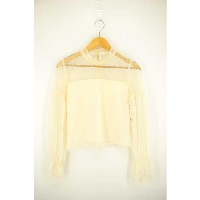 エイミーイストワール Eimy Istoire シャツ ブラウス レディース サイズfree チュールレースコンビブラウス 中古 ブランド古着バズスト ブランド古着販売のbazzstore 通販 Yahoo ショッピング