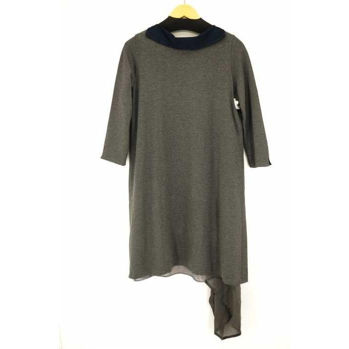 アデュートリステス Adieu Tristesse バックスリット シースルー切替 フレアワンピース レ 中古 ブランド古着バズストア 0314 ブランド古着販売のbazzstore 通販 Yahoo ショッピング