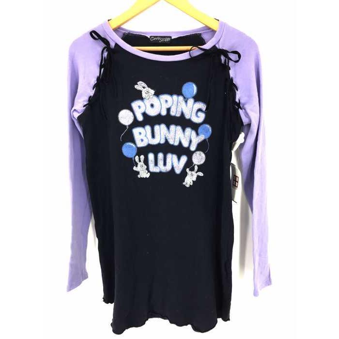 キャンディストリッパー Candy Stripper プリントクルーネックカットソー レディース 2 中古 ブランド古着バズストア 0713 ブランド古着販売のbazzstore 通販 Yahoo ショッピング