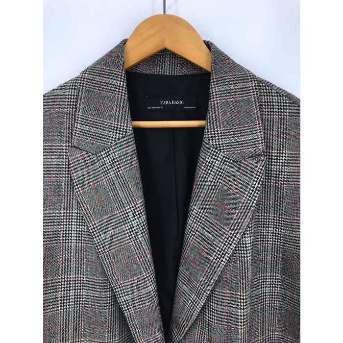 ザラベーシック Zara Basic チェック柄1bテーラードジャケット レディース M 中古 11 ブランド古着販売のbazzstore 通販 Yahoo ショッピング