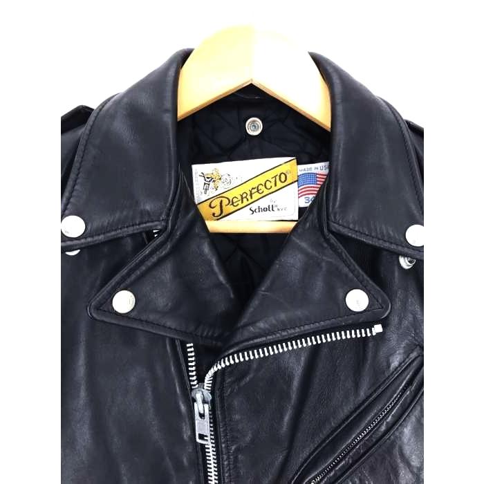 ショット Perfecto By Schott レザー ダブルライダースジャケット メンズ 34 中古 ブランド古着販売のbazzstore 通販 Yahoo ショッピング