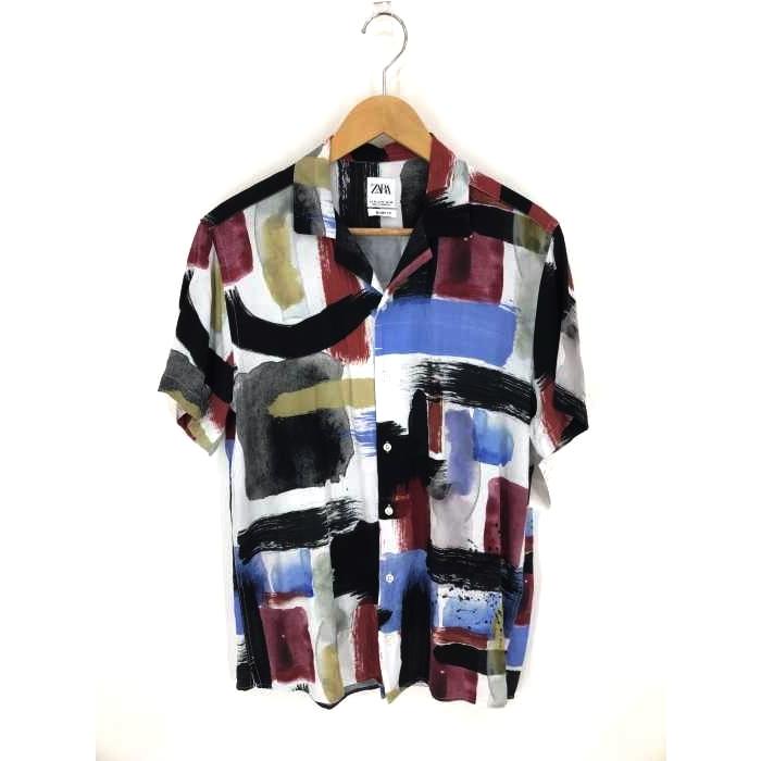 ザラ Zara オープンカラーシャツ メンズ M 中古 2103 ブランド古着販売のbazzstore 通販 Yahoo ショッピング