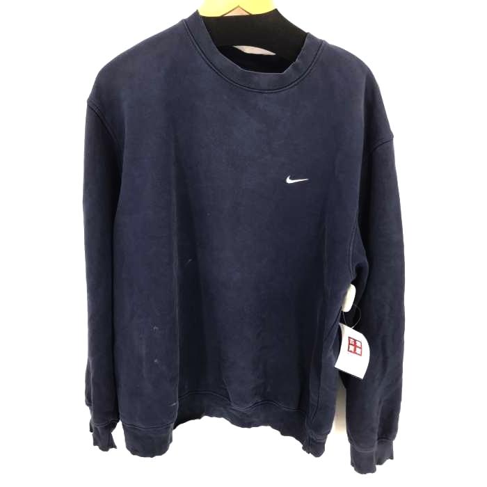 ナイキ Nike ロゴ刺繍 スウェット トレーナー メンズ L 中古 ブランド古着販売のbazzstore 通販 Yahoo ショッピング