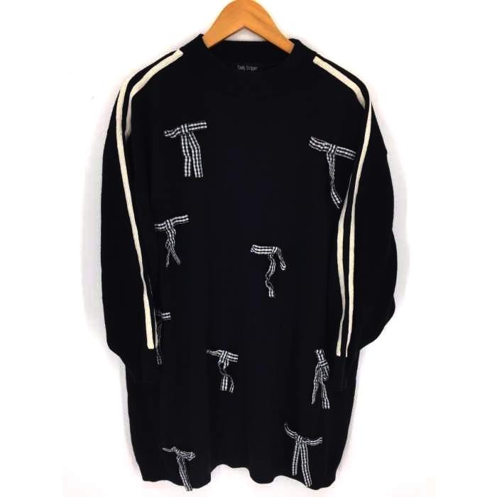 キャンディストリッパー Candy Stripper リボンニットワンピース レディース 2 中古 古着 2126 ブランド古着販売のbazzstore 通販 Yahoo ショッピング