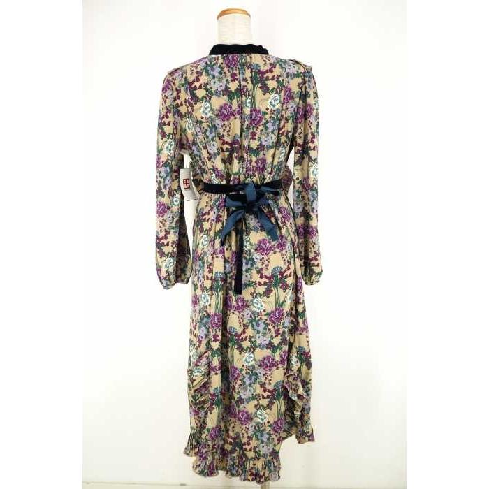 ディーホリック Dholic ワンピース レディース サイズ表記無 フラワーロングワンピース 中古 ブランド古着バズストア ブランド古着販売のbazzstore 通販 Yahoo ショッピング