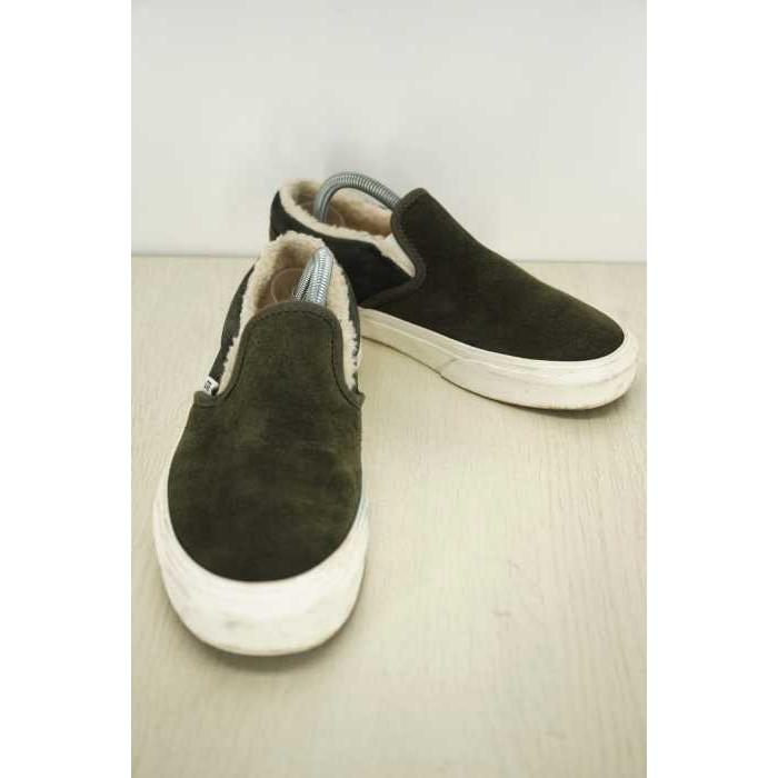 バンズ Vans スリッポン レディース サイズjpn 23 5 Classic Slip On Suede Grape Leaf 内ボア 中古 ブラ ブランド古着販売のbazzstore 通販 Yahoo ショッピング