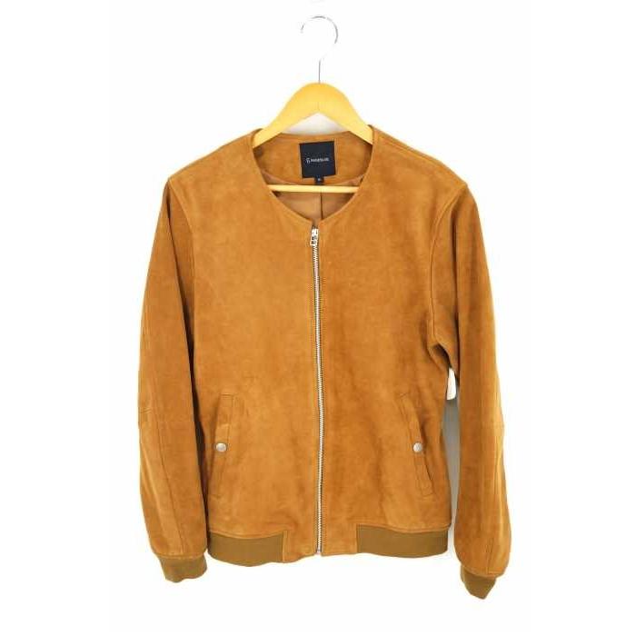 肌触りがいい ジャケット Rageblue レイジブルー 茶系 コットン 34 メンズ革ジャン レザージャケット レイジブルー Rageblue サイズm ノーカラー ゴートレザー ジャケ 中古 ブランド古着バズストア 0104 Www Threeriversofs Com