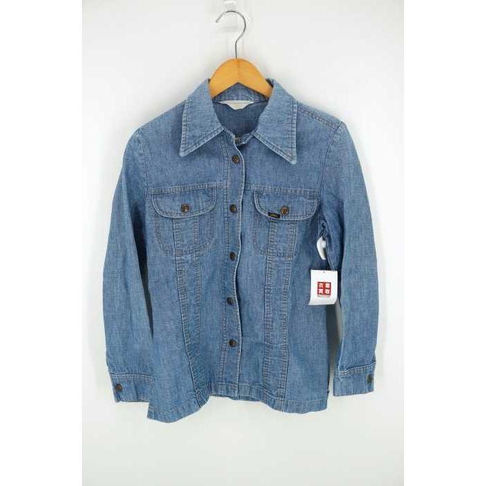 リー Lee 70 80s スナップボタンデニムシャツ レディース 12 中古 古着 ブランド古着販売のbazzstore 通販 Yahoo ショッピング