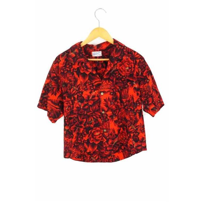 オコレハオ Okolehao 総柄ショート丈 アロハシャツ メンズ 中古 ブランド古着バズストア 0331 ブランド古着販売のbazzstore 通販 Yahoo ショッピング